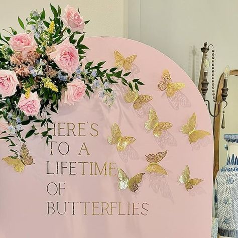 Backdrop Balloon Event Rentals on Instagram: "Here’s To A Lifetime Of Butterflies 🦋 

#bridalshower #bridalparty #mransmr #houstonevents #backdropandflowers" Here's To A Lifetime Of Butterflies, Here’s To A Lifetime Of Butterflies, Butterfly Bridal Shower Ideas Decoration, A Lifetime Of Butterflies Theme, He Gives Me Butterflies Theme Bridal, Butterfly Bachelorette, To A Lifetime Of Butterflies, A Lifetime Of Butterflies, Flower Bridal Shower Theme