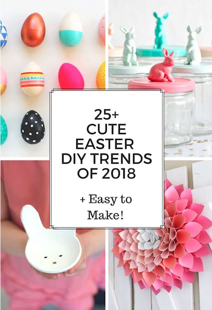 25+ Cute Easter DIY Trends of 2018! - Mamma Mode | #easter #eastercrafts #eastercraftsforkids #toddlereastercrafts #easycraftsforkids #craftsforkids #kidscrafts #kidscraftseasy  #preschoolcrafts #toddlercrafts #craftsfortoddlers #craftsforkidstomake Diy Bunny Ears, Easter Mason Jars, Easter Bunny Cookies, Easter Garland, Spring Decorating, Easter Egg Crafts, Egg Crafts, Spring Ideas, Easter Crafts Diy