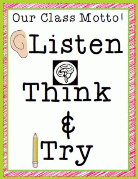 What is a tip to help students be successful when learning, taking standardized tests or working? Here is a project that helped our class create a motto for success and helped my students apply what they've been learning. Our Class Motto for SUCCESS! {Free Printable} Class Motto, Apple Facts, Short Mottos, Life Cycle Craft, Central Message, Second Grade Teacher, 3rd Grade Reading, Classroom Printables, Standardized Testing