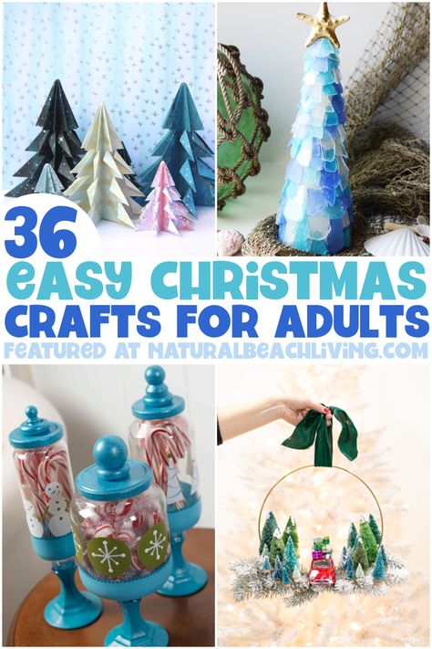 January Crafts For Adults Diy Ideas, Group Christmas Crafts For Adults, Christmas Crafts For High Schoolers, Diy Winter Crafts For Adults, Christmas Craft Girls Night, Christmas Activities For Elderly, Christmas Crafts For Girls Night, Santa Crafts For Adults, Easy Adult Christmas Crafts