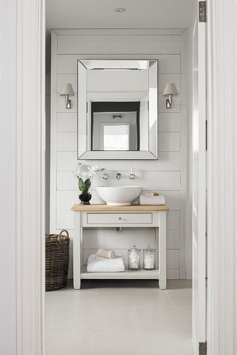 Chichester 850mm Countertop Washstand #neptune #bathroom #washstand… Neptune Bathroom, Baños Shabby Chic, Cloakroom Toilet, Bathroom Unit, Dekorere Bad, Limerick Ireland, Ideas Baños, Downstairs Loo, Downstairs Toilet