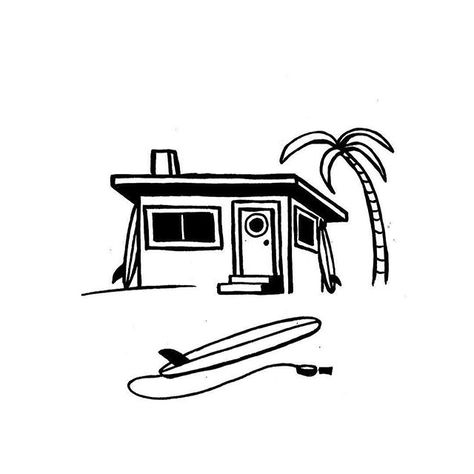 Ahhh the simple life! #surfshack . Check out @jonas_draws for more awesome surfing inspired illustrations! . HELP MAKE A DIFFERENCE -  Every time you go to the beach remember to give some love back by picking up 3 pieces of trash on your way out. .  #surfersforchange #oceanart #surfart #surfing #graphicdesign  #dailysalt #ilovesurfing #barrelsdaily #artistsoninstagram #dailysketches #dailydrawing #gosurf #oceanplastic #noserider #cleanoceans #zerowaste #singlefin #plasticpollution #plasticfree # Surf Drawing, Surfing Lifestyle, Dengeki Daisy, House Sketch, Travel Drawing, Surf Shack, Samurai Tattoo, Plakat Design, Surf Life