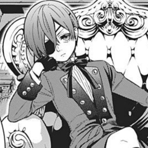 Ciel Manga Icon, Ciel Phantomhive Manga Icons, Ciel Phantomhive Aesthetic, Ciel Phantomhive Manga, Ciel Icon, Ciel Phantomhive Icon, Ciel Black Butler, Black Butler Manga, Black Butler Sebastian