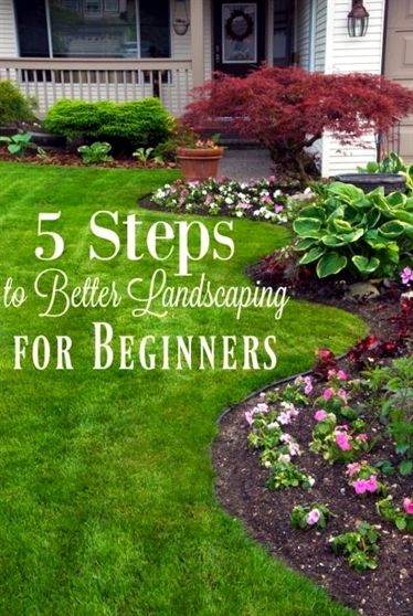 Landscaping Ideas for Beginners - Learn how to landscape your yard with these easy landscaping tips for beginners! Your has never looked as good as it will after these landscaping ideas! Landscaping For Beginners, Ideas Para Decorar Jardines, Boulders Landscaping, How To Landscape, Beginners Landscaping, Small Front Yard Landscaping, Desain Lanskap, Easy Landscaping, Landscape Designs