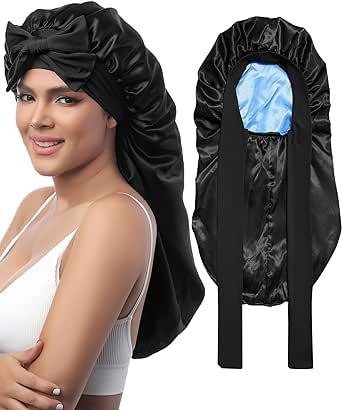 Women Sleeping, Sleeping Cap, Silk Bonnet, Satin Bonnet, Hair Bonnet, Shower Caps, Hair Women, Night Cap, Long Braids