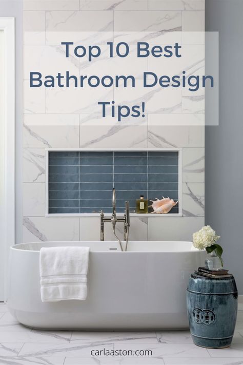 Best Bathrooms Ever, Most Pinned Bathrooms, Bathroom Remodel Backsplash, Bathtub Niche Ideas, Modern Bathroom Floor Tile, Colorado Bathroom, Small Bathroom Designs With Bathtub, Bath Remodel Ideas, Small Bathroom Layout Ideas