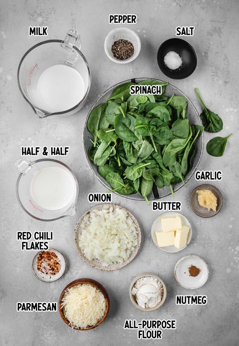 Coconut Creamed Spinach, South African Creamed Spinach, How To Make Creamed Spinach, Creamy Spinach Recipe, Creamed Spinach No Cream Cheese, Thnksgiving Table, How To Cook Spinach, Creamy Spinach Recipes, Creamed Spinach With Fresh Spinach