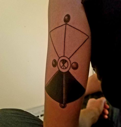 "The Black and Luminous Incal" by Ole Madrigales at Anchored Art in Spokane, WA. Based on the art by Jodorowsky and Moebius Anchor Art, Spokane Wa, Love Tattoos, The Black, Tattoos, Black, Art