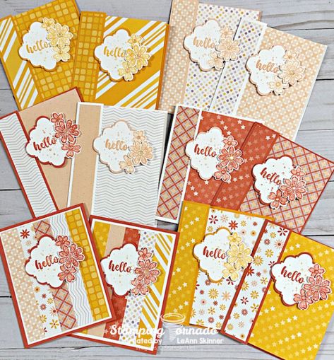 6 x 6 One Sheet Wonder With Frenchie\' Team. #OneSheetWonder #InkingWithFrenchieStampsteam #stampinup #stamping #FrenchieStamps #PaperCrafts #HandMadeCards #StampingTechnique #HowToVideo #crafting #rubberstamping #diy #cardmaking #HandStampedCard #greetingcards #stampinupcards 6x6 One Sheet Wonder, Hello Irresistible, Stampin Up Easter, Designer Paper Cards, Hunkydory Crafts, Hand Crafted Cards, One Sheet Wonder, Easter Projects, Designer Paper