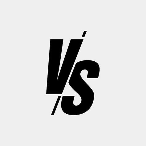 Vector versus sign modern style black co... | Premium Vector #Freepik #vector #confrontation #vs-icon #duel #battle Vs Icon, Theme Nouvel An, Logos Gym, Crown Frames, Vs Logo, Birthday Background Images, Youtube Banner Template, Match Game, Sport Poster Design