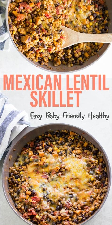 Lentil And Veggie Recipes, Meal With Lentils, Recipes For Lentils Healthy, Simple Lentil Recipes Healthy, Lentils Over Rice, Dutch Oven Lentils, Best Legume Recipes, Lentil Meat Recipes, Spanish Lentils And Rice