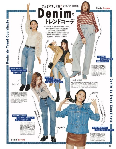 Magazine Style Layout, Uniqlo Magazine, Look Book Fashion Layout, Graphic Design People, Fashion Magazine Layout Design, Outfit Magazine, Clothes Magazine, Clothing Magazine, Lookbook Layout