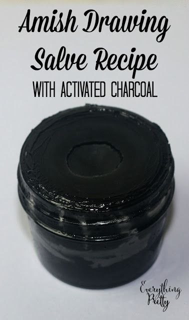 Amish Drawing Salve With Activated Charcoal | Everything Pretty Drawing Salve Recipe, Black Drawing Salve, Drawing Salve, Salve Recipes, Natural Healing Remedies, Natural Therapy, Homemade Remedies, Activated Charcoal, Natural Home Remedies