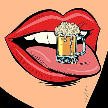 bubble,female,icon,lager,up,showing,beauty,stick,tongue,love,retro,portrait,refreshment,care,sensuality,beverage,drink,liquid,drunk,pint,frosty,comic,transparent,makeup,caucasian,open,pop,white,funny,light,illustration,freshness,lipstick,mouth,cosmetic,cartoon,sticking,lip,fresh,macro,isolated,bar,graphic,skin,alcohol,malt,full,brewery,beer,passion,human,brew,health,woman,cool,color,design,party,face,sexy,lady,pub,golden,cold,cup,people,ale,art,symbol,mug,pink,red,person,closeup,beautiful,vector Images Pop Art, Basic Tattoos, Retro Vector Illustration, Lips Art, Beer Art, Hipster Wallpaper, Retro Vector, Thirsty Thursday, Girl Vintage