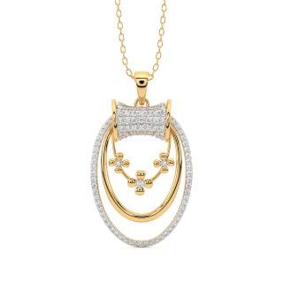 Golden Flower Design Diamond Pendant Diamond Pendent, Golden Flower, Pendant Earrings, Diamond Pendant, Flower Designs, Pendant, Gold, Silver, Design