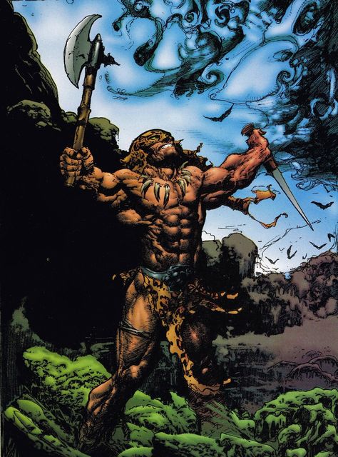 Cap'n's Comics: Jaguar God by Simon Bisley Jaguar God, Simon Bisley, Robert E Howard, Wolverine Art, Bull Art, Jimin Fanart, Conan The Barbarian, Modern Fantasy, Fantasy Artist