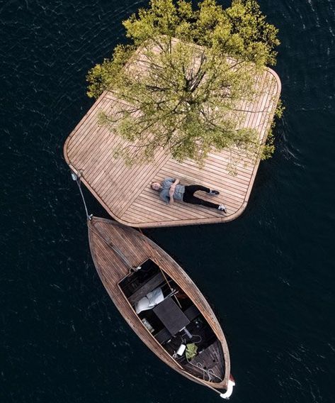 Wooden Island, Asma Kat, Floating Architecture, Artificial Island, Floating Platform, Floating Garden, Floating Island, Olafur Eliasson, Floating House