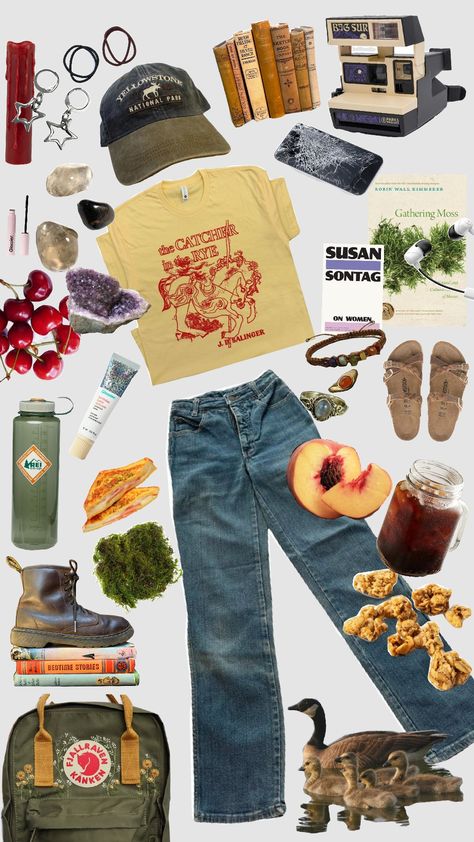 #granolagirl #grunge #aesthetic #ootd #goblincore #outfit #inspo #nichememe #hike #girl Granola Outfits, Aesthetic Ootd, Goblin Core, Granola Girl, Junk Drawer, Grunge Aesthetic, Your Aesthetic, Casual Outfit, Creative Energy