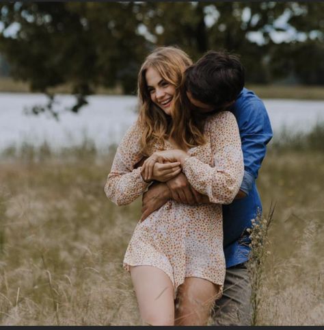 Hugs From Behind Couple, Hug From Behind, Paper Rings, Paper Ring, Bear Hug, Couple Shoot, Engagement Shoot, Engagement Shoots, Save The Date