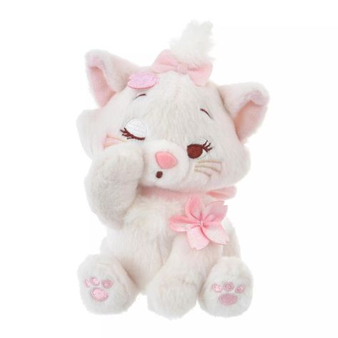 Princess Stuffed Animal, Aristocats Plush, Marie Plush, Pink Plushie, Kawaii Merch, Plush Keychains, Disney Merch, Disney Cats, Coquette Christmas