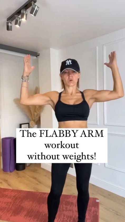 Cara Metz | Who is going to do this one? 1. Pec Dec 2. Forearm lift 3. Forearm squeezes 4. Tricep Extenons 5. Elbow rotations 6. Elbow in squeezes... | Instagram Inner Arm Exercises For Women, Arm Circles Workout, Elbow Fat Exercises, Forearm Exercises For Women, Inner Arm Workout, Weightless Arm Workout, Tricep Workout Women, Flabby Arm Workout, Arm Flab