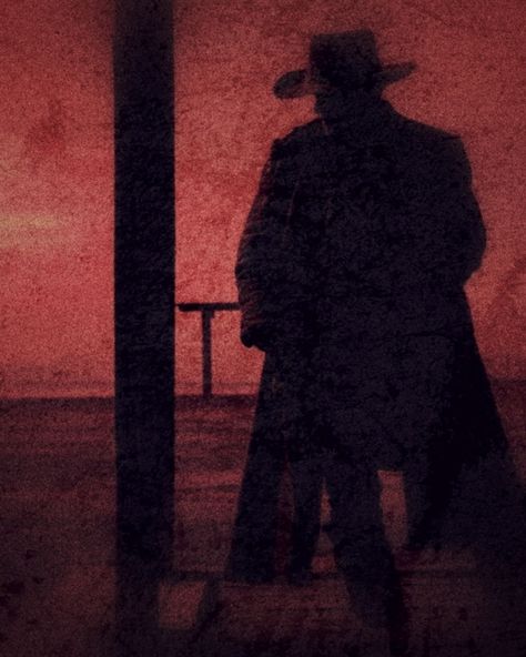 Cowboy Horror Aesthetic, Old Western Cowboy Aesthetic, Fantasy Cowboy Aesthetic, Gothic Western Art, Western Vampire Aesthetic, Bounty Hunter Aesthetic Western, Western Horror Aesthetic, Western Dark Aesthetic, Cowboy Asthetic Picture