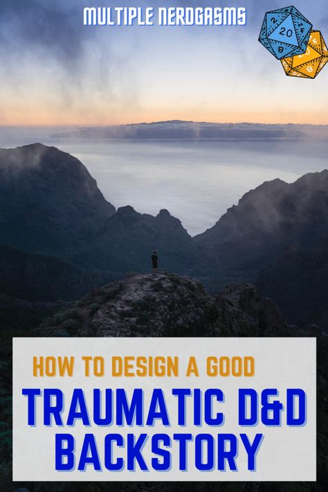 Tragic Backstories: 10 Subtle Traumas For Your D&D Backstory - Multiple Nerdgasms Tragic Backstory Prompts, Tragic Backstory Ideas, Dnd Character Backstory Ideas, Dnd Backstory Ideas, Backstory Ideas, Tragic Backstory, Dnd Bard, Book Prompts, Dnd Ideas