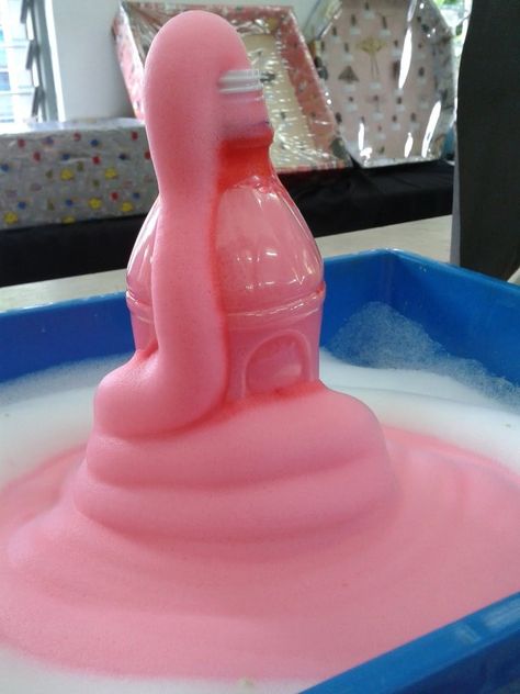 Here is a great Gospel magic trick that uses the fun science experiment that many people call "Elephant Toothpaste." It teaches about God's overflowing love Bible Science, Sunday School Object Lessons, Elephant Toothpaste, Bible Object Lessons, Childrens Sermons, Bible Study For Kids, Sunday School Activities, Science Activities For Kids, Cool Science Experiments