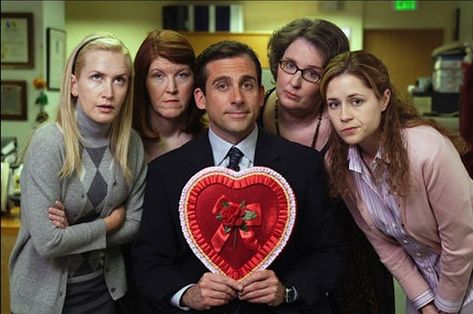 24 Life Lessons the Women of "The Office" Taught Us The Office Valentines, Office Cast, The Office Show, Office Memes, Steve Carell, Dunder Mifflin, Michael Scott, Office Humor, Romantic Movies