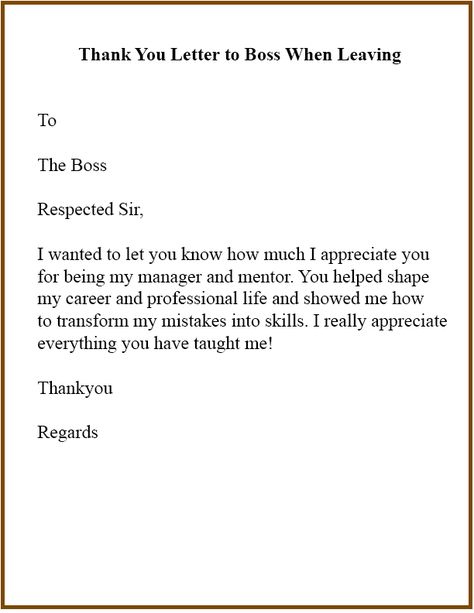 Whatever might be your reason for leaving your job, you must thank your boss for being supportive throughout your tenure and helping you build your career. Leaving A Job Quotes, Professional Thank You Letter, Resign Letter, Letter To Boss, Being Supportive, Thank You Boss, Thank You Letter Template, Farewell Quotes, Reason For Leaving