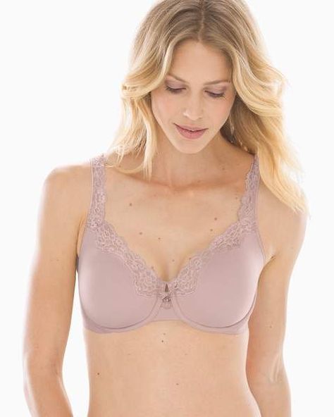 Embraceable Unlined Lace Trim Bra Perfect Bra Fit, Unique Formal Dresses, Soma Bras, Coverage Bras, Bras For Women, Soma Intimates, Minimiser Bra, Unlined Bra, Lace Bras