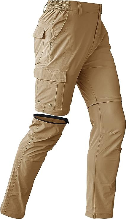 Mens Hiking Convertible Pants Waterproof Lightweight Quick Dry Zip Off Fishing Travel Safari Outdoor Cargo Work Mens Outdoor Wear, White Friday, Mens Hiking, Convertible Pants, Quick Dry Pants, Hiking Shorts, Travel Pants, Fish Man, Outdoor Pants