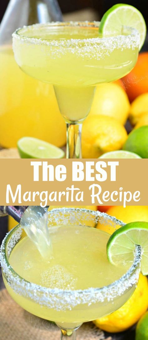 Margherita Drink Cocktails, Homemade Sour Mix For Margaritas, Authentic Mexican Margaritas, Margarita Recipes Sweet, Chilli Margarita Recipe, Good Margarita Recipe, Basic Margarita Recipe, Magrita Drinks, Sweet And Sour Cocktail Recipe