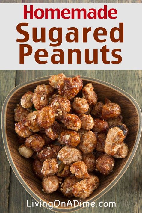 Praline Peanuts Recipe, Peanut Recipes Desserts, Candy Peanuts Recipe, Caramel Peanuts Recipe, Crockpot Candied Nuts Recipe, Flavored Peanuts Recipes, Unsalted Peanuts Recipes, Candied Peanuts Recipe Easy, Sugared Peanuts Recipe