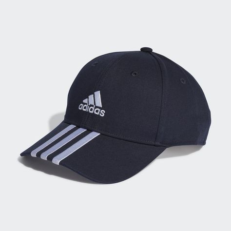 adidas Shop the 3-Stripes Cotton Twill Baseball Cap - Blue at adidas.com/us! See all the styles and colors of 3-Stripes Cotton Twill Baseball Cap - Blue at the official adidas online shop. Adidas Baseball Cap, Adidas Cap, Adidas Hat, Model Call, Outdoor Hats, Adidas Shop, Adidas Sportswear, Blue Adidas, Adidas Online