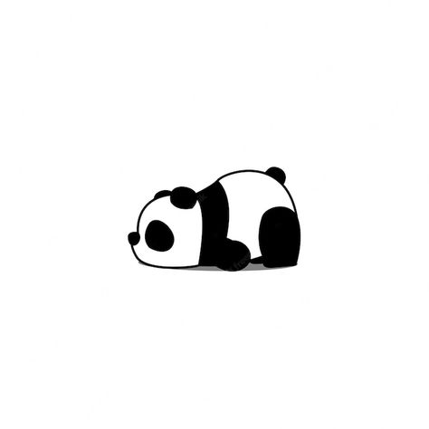 Premium Vector | Lazy panda cartoon Lazy Panda, Panda Cartoon, Premium Vector, Graphic Resources