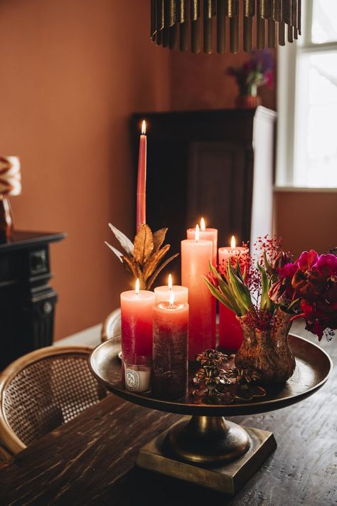 Candle Placement, Private Dining, Shades Of Orange, Outdoor Design, Taper Candle, Architecture House, Candle Jars, Diner, Bedroom Decor