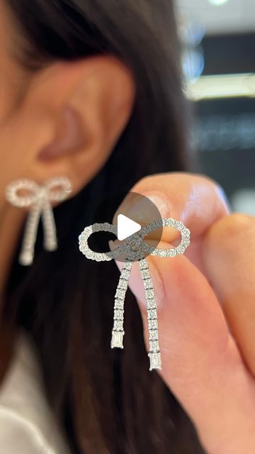 Charles Krypell on Instagram: "Sparkle and shine with these stunning diamond bow earrings 🎀" Diamond Bows, Sparkle And Shine, Bow Earrings, Dream Wedding, Sparkle, On Instagram, Instagram