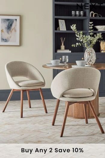 Dining Chairs | Dining Room Chairs | Next UK Comfy Dining Chairs, Kids Desk Area, Natural Dining Chairs, Chairs Dining Room, Free Fabric Swatches, Chairs Dining, Small Dining, Leather Dining, Kitchen Chairs