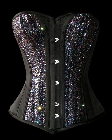 THE GLITTER CORSET FOUND THESE IMAGES ON LIVEJOURNAL.COM - Community CORSETMAKERS OR CORSETRY Rave Corset, Glitter Corset, Rave Outfits Festivals, Under Bust Corset, Corset Dresses, Rave Style, Night Moves, Corset Outfit, Waist Cincher Corset