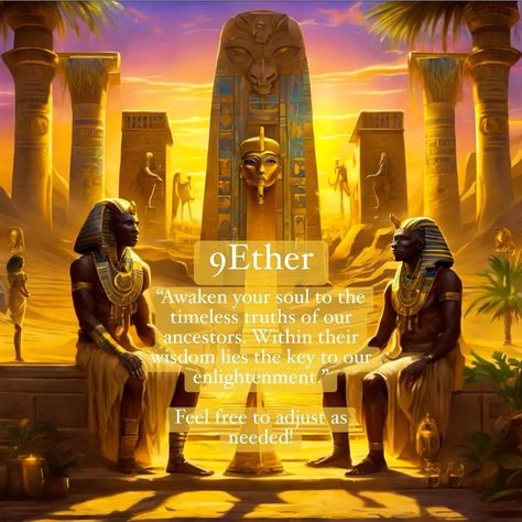 Journey through the sands of time and uncover the wisdom of the ancients. 🌟✨ #9Ether #HigherConsciousness #AncientWisdom #SpiritualAwakening #KemeticTruth” #9ether #buddhaka Ancient Kemet, Kemetic Spirituality, Sands Of Time, Higher Consciousness, The Wisdom, Ancient Wisdom, Spiritual Art, Spiritual Awakening, African Art