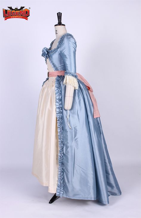 18th Century Costume Gown Robe A La Anglaise Dress Historical Reenactment Vintage Rococo Marie Versailles Dress, 1700s Fashion, 1770s Fashion, Ball Gown Plus Size, 1790s Fashion, Opera Costumes, Victorian Style Wedding Dress, Victorian Ball Gowns, Antique Wedding Dresses