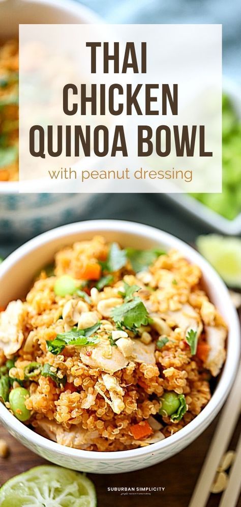 Quinoa Recipes Easy, Bowls Recipes, Quinoa Recipes Healthy, Quinoa Bowls, Healthy Bowls Recipes, Recipes Quinoa, Chicken Quinoa, Healthy Bowls, Quinoa Bowl