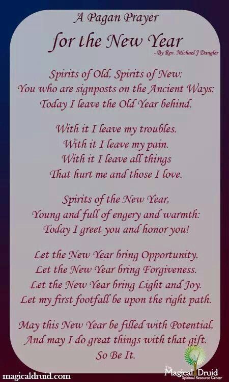 A Pagan Prayer for the New Year – Witches Of The Craft® New Years Prayer, Pagan Beliefs, Pagan Prayer, New Years Traditions, Wiccan Magic, Witch Spirituality, Wiccan Witch, Wiccan Spell Book, Witchcraft Spell Books