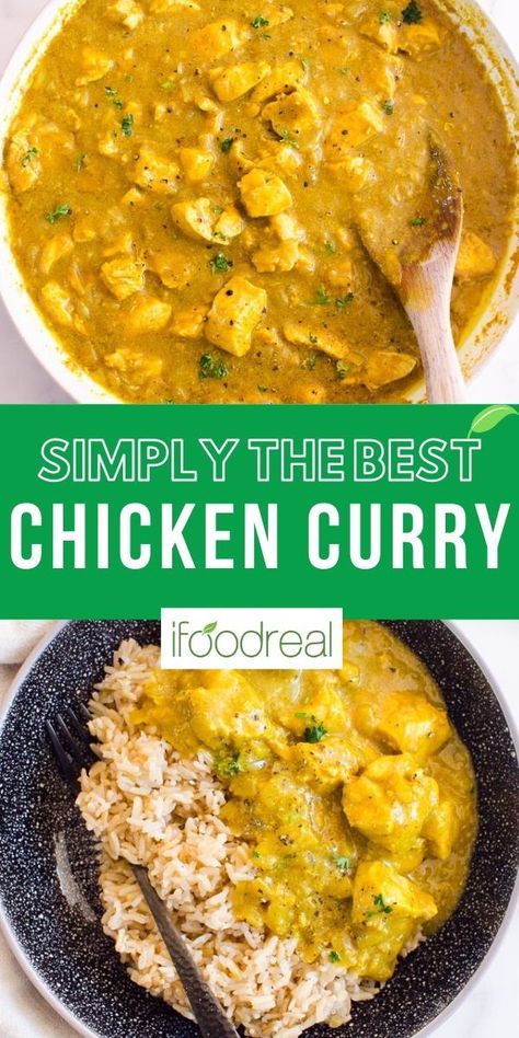 Chicken Pieces Curry Recipe, Easy Chicken Curry Recipe Indian, Chicken Curry No Coconut Milk, Chicken Curry Recipe Indian Coconut Milk, Easy Chicken Curry Recipe Coconut Milk, Easy Chicken Curry Recipe Simple, Curry With Curry Powder, Yellow Curry Powder, Easy Chicken Curry Recipe