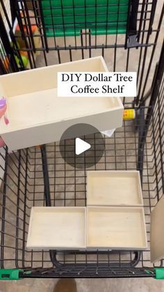 Diy Coffee Bar Decor Dollar Tree, Coffee Bar Dollar Tree Diy, Diy Coffee Pod Holder Storage Ideas, Dollar Tree Shelf Diy, Diy Coffee Stand, Dollar Tree Coffee Station, Diy K Cup Holder, Diy Coffee Cup Holder, Dollar Tree Coffee Bar Ideas