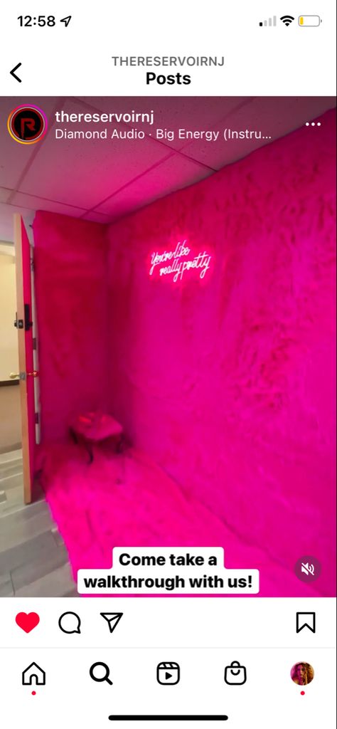 Rich Off Hair Sign Fur, Pink Fur Wall, Fur Wall, Barbie Room Decor, Lash Room Ideas, Pink Accent Walls, Studio Vibes, Lash Bar, Home Hair Salons