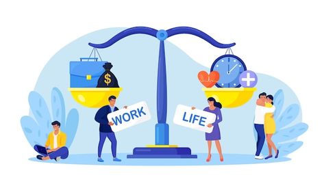 Work Life Balance Illustration, Balancing Scale, Arabic Typing, Job Pictures, Constant Headaches, Work Balance, Career Pathways, Career Management, Job Employment