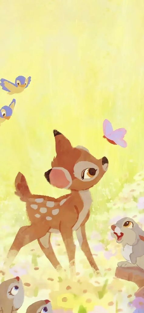 Bambi Iphone Wallpaper, Bambi Winter Wallpaper, Skinnydip Wallpaper, Bambi Lockscreen, Bambi Wallpaper Aesthetic, Bambi Aesthetic Wallpaper, Old Disney Aesthetic Wallpaper, Deer Wallpaper Aesthetic, Disney Hd Wallpapers