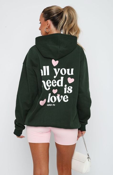 It is nice of good fabric and comfortable Fox Hoodie, Love Hoodie, Clothes Wishlist, Black High Waisted Shorts, Puff Print, White Fox Boutique, Dog Jacket, Cute Sweatshirts, Love Is Love